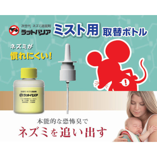 ユタカメイク 防獣用品 ラットバリア ミスト用取替ボトル