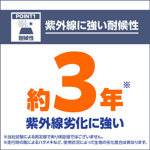 萩原 ターピー UVトラックシート#4000 2号 小型トラック シルバー 2.3m×3.5m