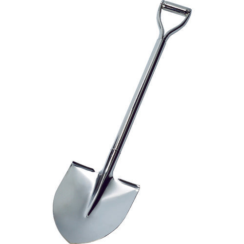 TRUSCO ステンレスショベル 丸型 全長800mm