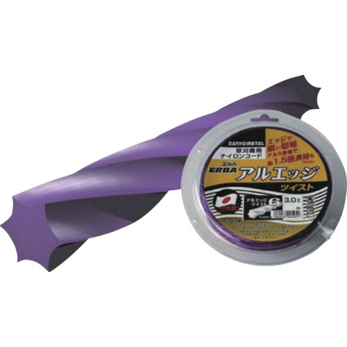 三陽金属 ナイロンコード アルエッジ6ツイスト 15m