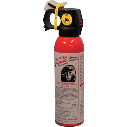 【欠品・次回入荷未定】グリーンクロス 熊よけスプレー CA230 カウンターアソルト