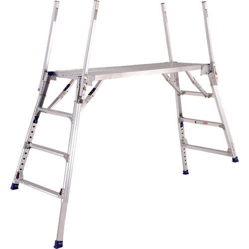 PiCa 可搬式作業台ダイナワークタフ DXA型 高さ1051〜1482mm手掛り棒付き