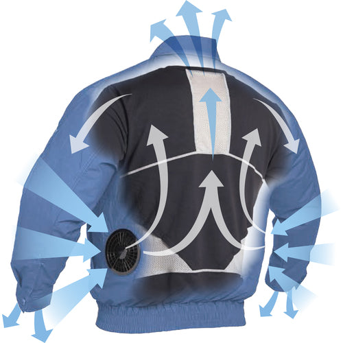 アシックス 長袖シャツ ウィンジョブR ロングスリーブクールトップ アシックスブルー×ダークグレー Sサイズ