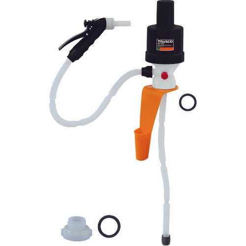 TRUSCO 給油用ポンプ JIS規格灯油缶対応(給油口65mm用アダプター付)