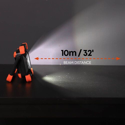 GROZ 充電式LED投光器 10W COB