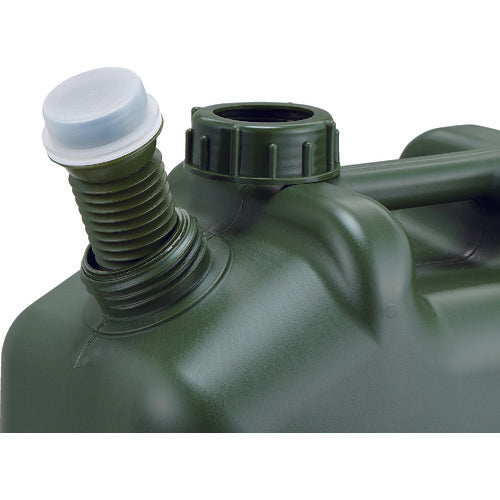 TRUSCO 両口ポリタンク(扁平缶)用ノズル OD色