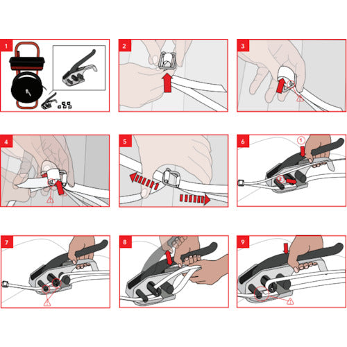 TRUSCO ポリエステルバンド用荷締め機16−32mm用