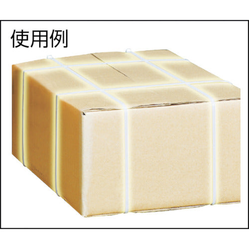 TRUSCO 手締め用結束ベルトしめしめ80セット 白