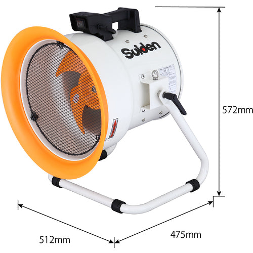 Suiden 送風機 マルチアングルファン ハネ288mm 3相200V