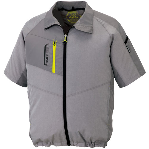 アイトス 空調服用半袖ジャケット(空調服TM) 杢グレー L