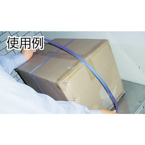 TRUSCO 自動梱包器用PPバンド幅15.5mmX長さ2500m 透明