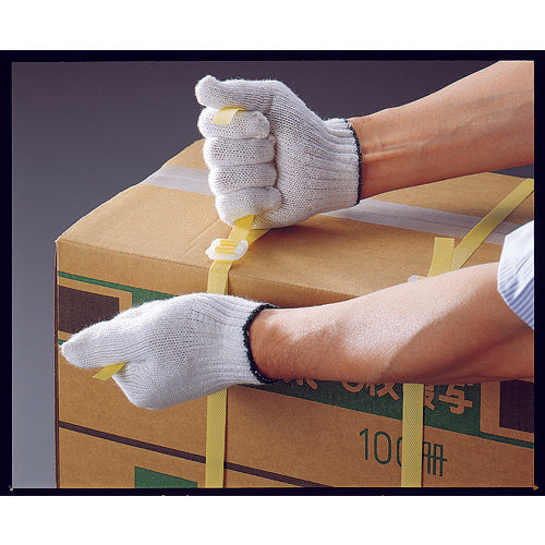 TRUSCO 手締用PPバンド 15.5mmX1000m巻 黄