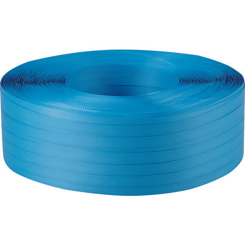 TRUSCO 手締用PPバンド 15.5mmX1000m巻 青
