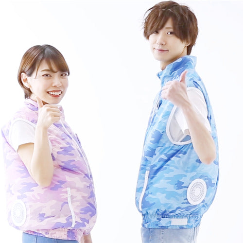 室谷 KAZEKURU ファン付きウェア ブルー MーLサイズ