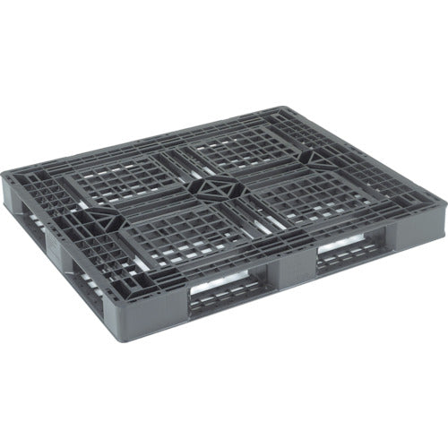 TRUSCO 樹脂パレット 片面4方差 1200X1000