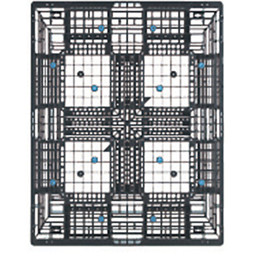 TRUSCO 樹脂パレット 片面4方差 1400X1100