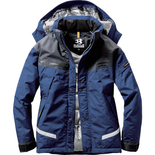 BURTLE 防水防寒ジャケット 7610−3−3L ネイビー