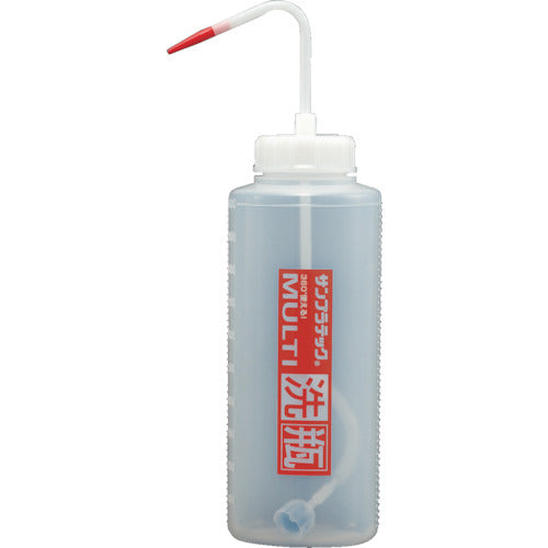 サンプラ マルチ洗瓶1000ml赤