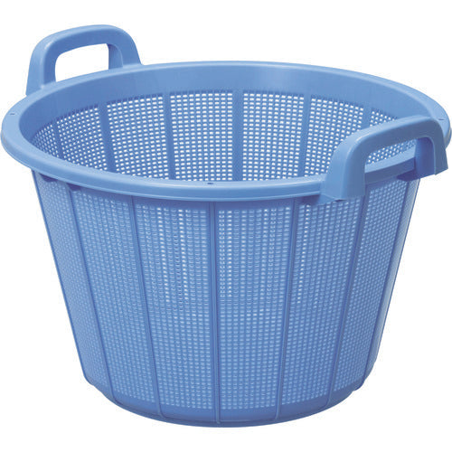 TONBO アシストカラー手付きざる 丸型 55型ブルー