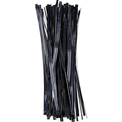 TRUSCO 園芸用ビニールタイ 幅4mm×長さ150mm 黒 100本入