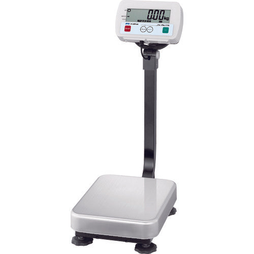 A&D 防塵・防水デジタル台はかり SEシリーズ(一体型・ポール付) ひょう量60kg 最小表示10g 計量皿寸法W300×D380mm