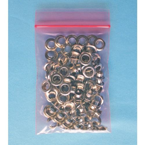 セイニチ チャック付ポリ袋 ユニパック A−4 半透明赤 縦70×横50×厚さ0.04mm 300枚入