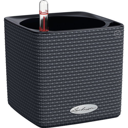 Lechuza 底面給水プランター キューブカラー14 スレート