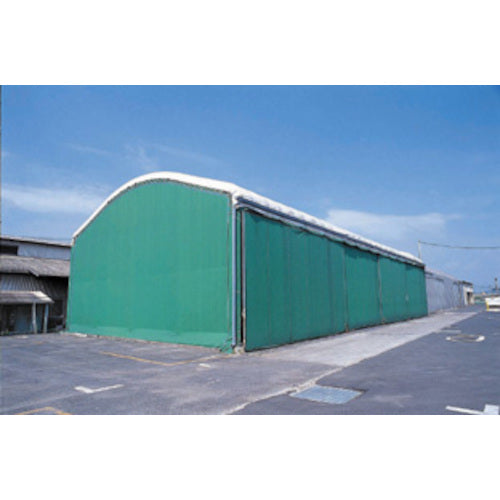 萩原 ターピー エステル帆布トラックシート 2号 小型トラック グリーン 2.3m×3.5m