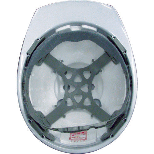 TRUSCO ヘルメット 前ひさし型 ホワイト