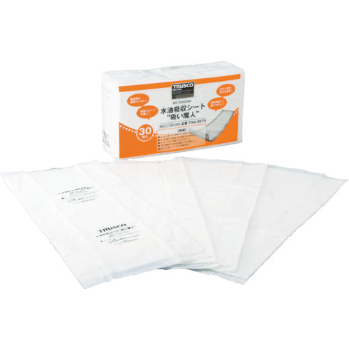 TRUSCO 水油吸収シート 吸い魔人 30枚入