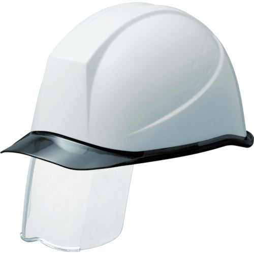 ミドリ安全 PC製ヘルメット スライダー面付 透明バイザー