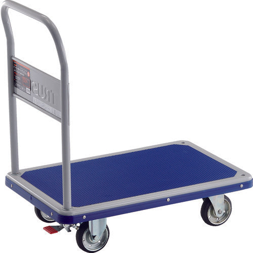 TRUSCO プレス製台車 ドンキーカート 固定式810×510 ストッパー付