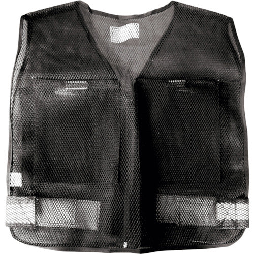 TRUSCO まとめ買い メッシュベスト(ポケット付き) フリーサイズ 50個