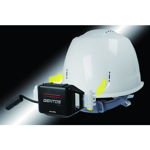 GENTOS GRIT ヘッドライト一体化可能ヘルメット 成型内装タイプ 青