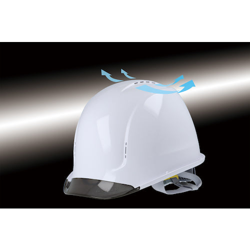 GENTOS GRIT ヘッドライト一体化可能ヘルメット 成型内装タイプ 白