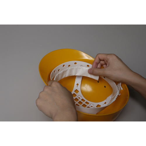 バイリーン 汗とりパッド ヘルメット用 弱粘着タイプ (100本入)