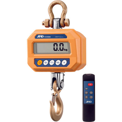 A&D ホイストスケール クレーンスケール 500KG 最小表示0.1kg(0〜250kg)0.2kg(250〜500kg)
