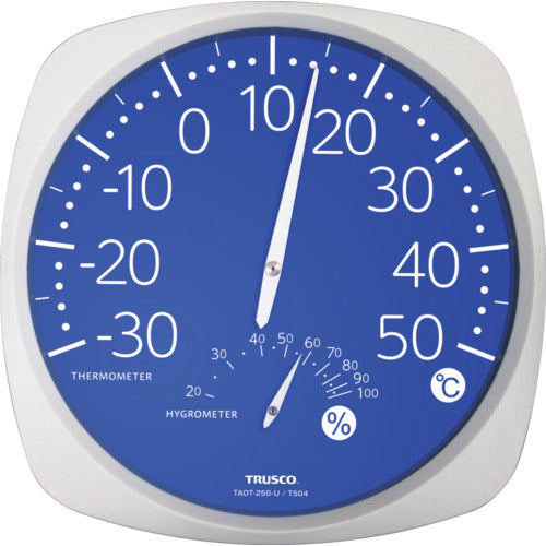 TRUSCO 大型アナログ温湿度計