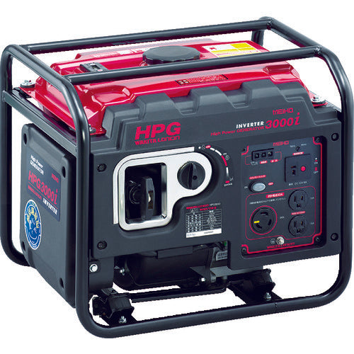 MEIHO オープン型インバータガソリン発電機 HPG3000I