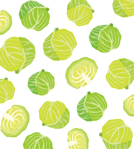 キャベツ柄デザイントラックシート【きゃべつ】