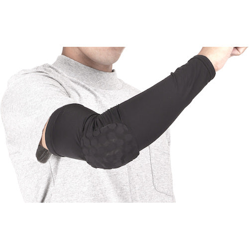 カジメイク 冷感エルボープロテクション ブラック L