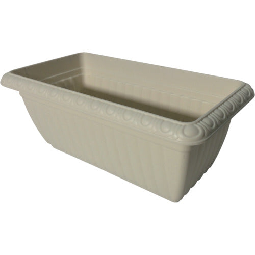 IRIS 120251 レリーフプランター ウォームベージュ 370