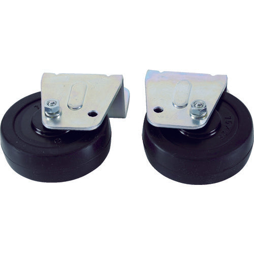 TRUSCO アルミ作業用踏台側面・背面キャスター 2個1セット