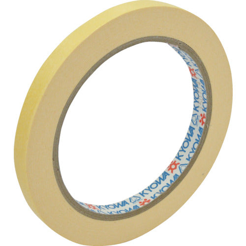 パイロン バッグシーリングテープ 紙 黄 9mm×50m 厚さ0.07mm