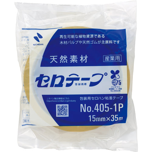 ニチバン セロテープ 405 1P 15mm×35m バイオマスマーク認定製品