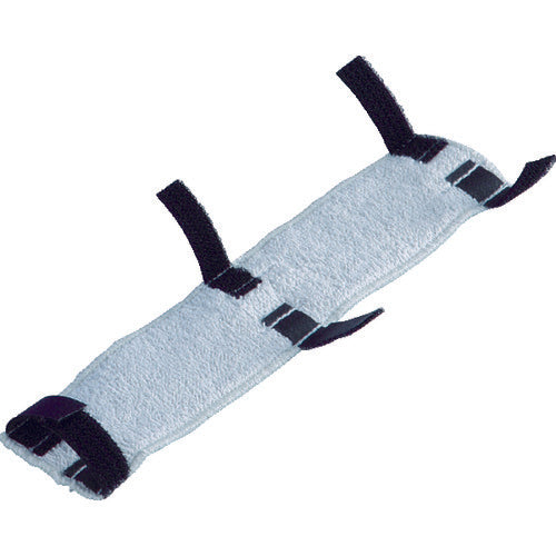 トーヨーセーフティ ヘルメット取付式汗取り光触媒デコパット グレー タオル地