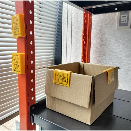 TRUSCO カートンエッジホルダー マグネット付タイプ 4個入セット