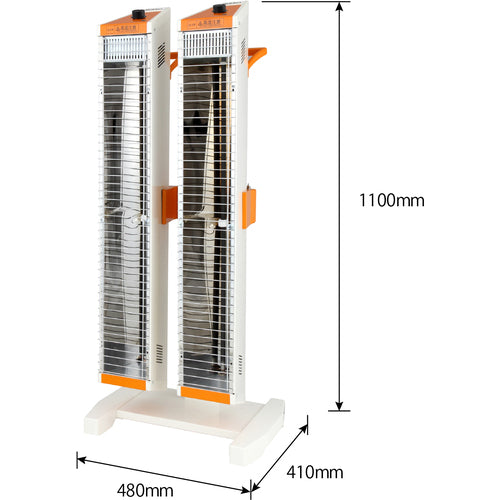 Suiden 遠赤外線ヒーター ヒートスポット ツインタイプ 単相200V