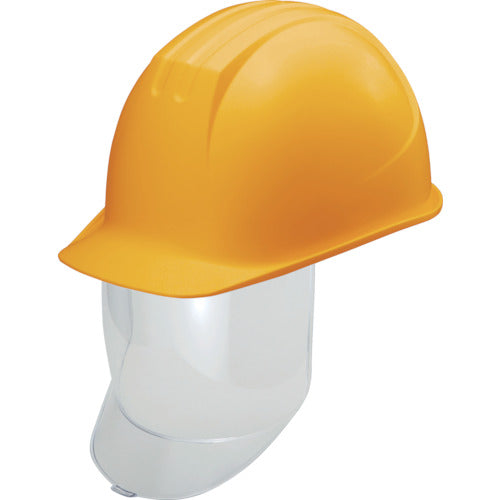 タニザワ 大型シールド面付ヘルメット ST#0162−SD(EPA) 溝付 イエロー