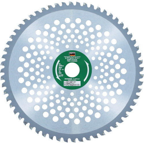TRUSCO トクマルチップソー刈払機用山林下刈り用 255X25.4X60P